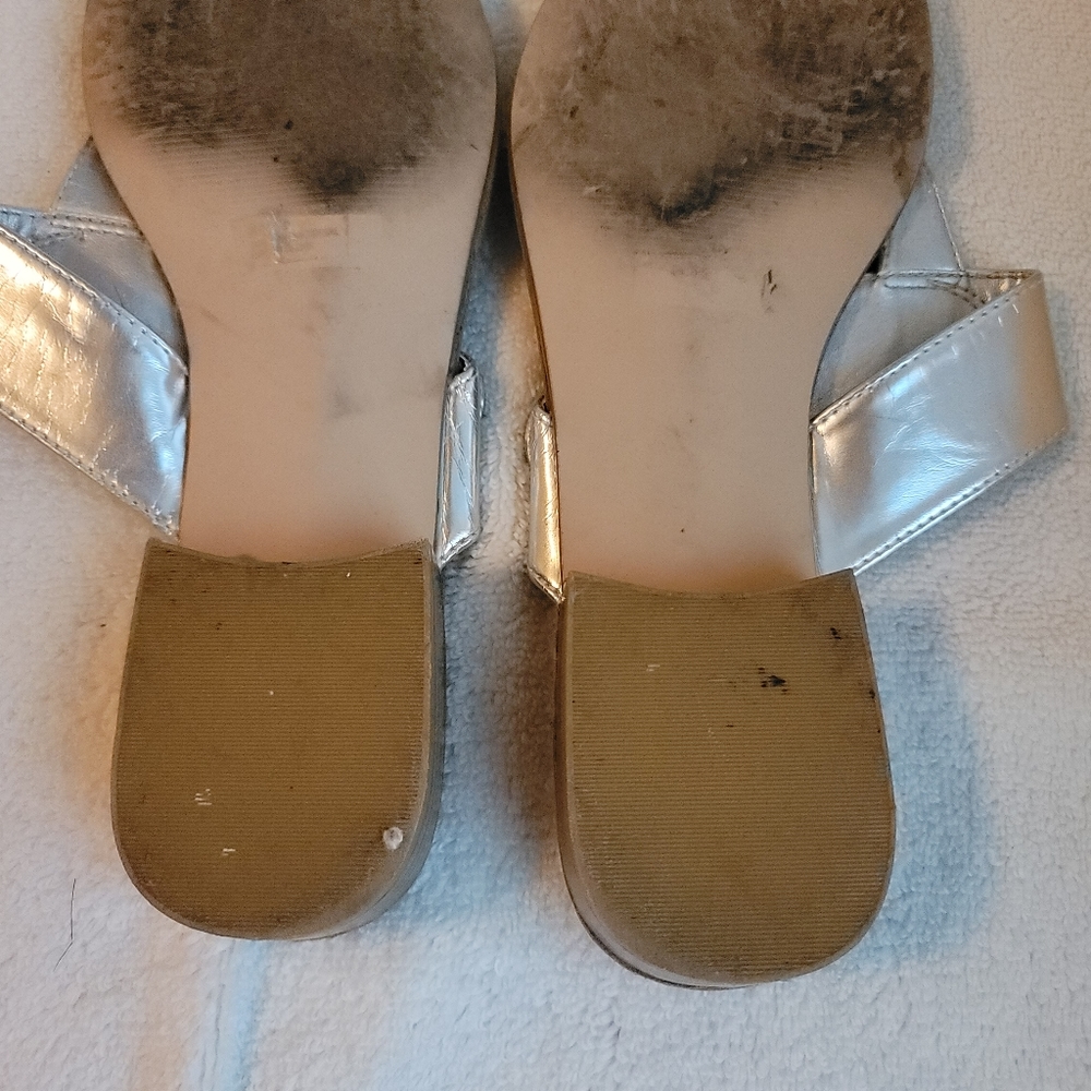 Express Boho Flat Sandal Silver - image 3